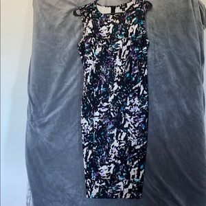 Mossimo graphic print dress kneelength size S